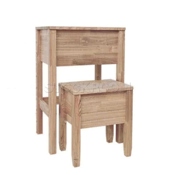 Ghislain Solid Wood Dressing Table Set