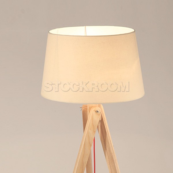 Harold Solid Wood Floor Lamp