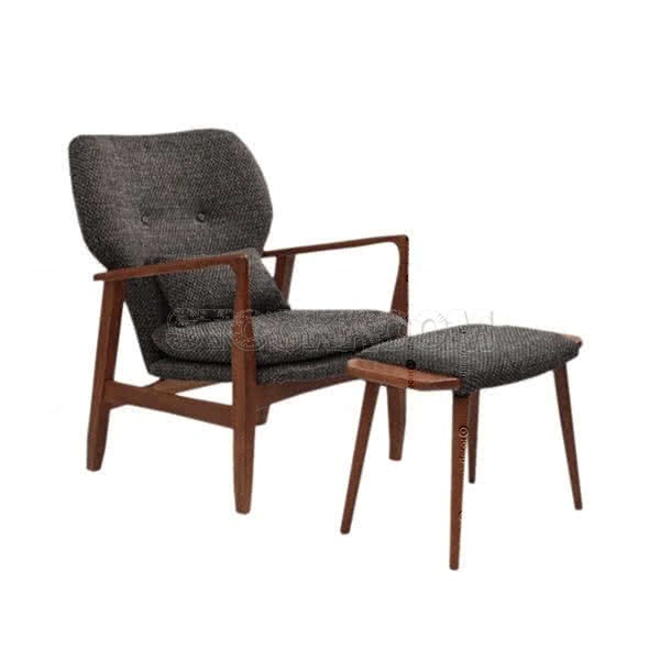 Solomon Solid Wood Lounge Chair / Armchair