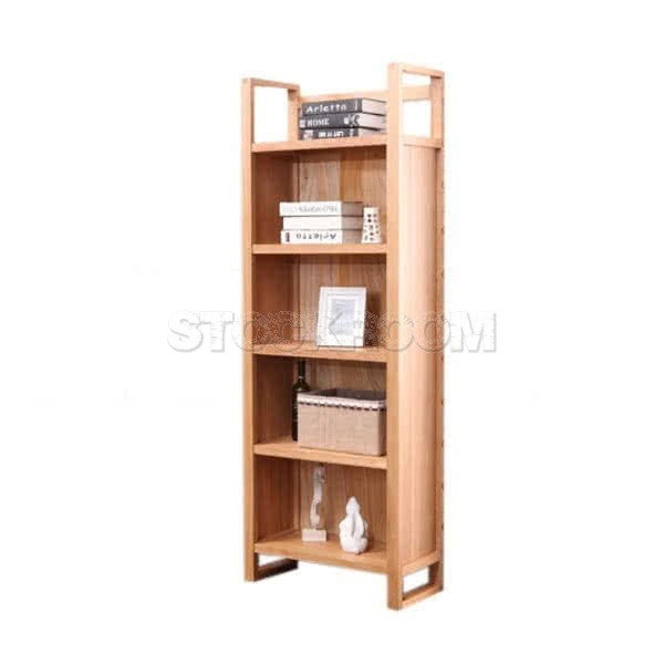 Anton Solid Oak Shelving Unit