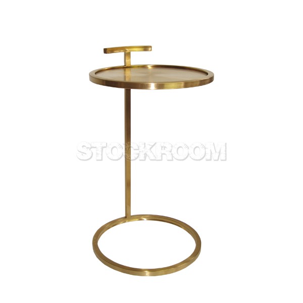 Austin Round Metal Accent Table