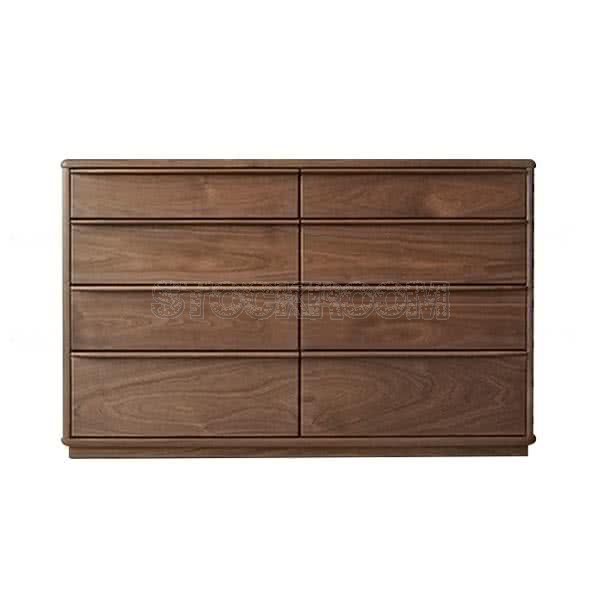 Macklin Solid Oak Wood Chest of Drawers