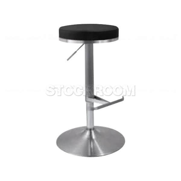 Mirella Style Leather Bar Stool 