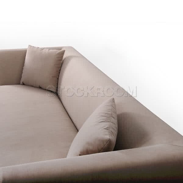 Stockroom Lewis Contemporary Fabric Sofa - More Colors &amp