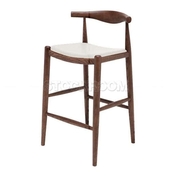 Hans J. Wegner Style ELBOW STOOL