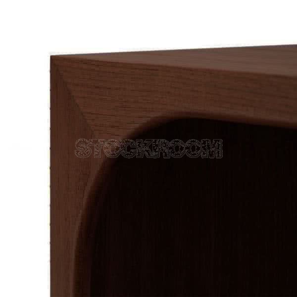 Vasilios Multi-Purpose Walnut Stool and Side Table