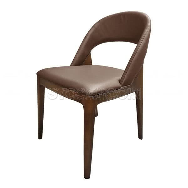 Nastia High Back Leather Dining Chair