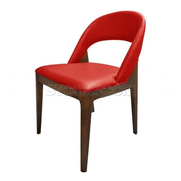 Nastia High Back Leather Dining Chair