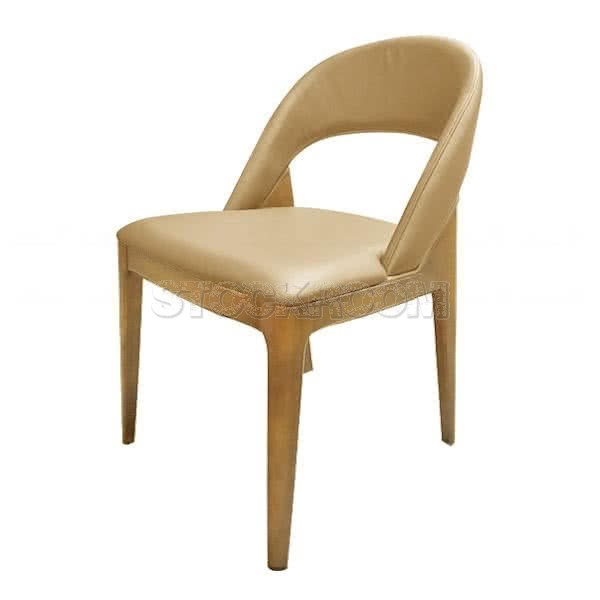 Nastia High Back Leather Dining Chair