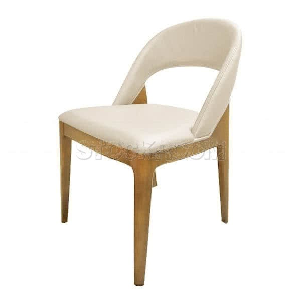 Nastia High Back Leather Dining Chair