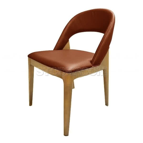 Nastia High Back Leather Dining Chair