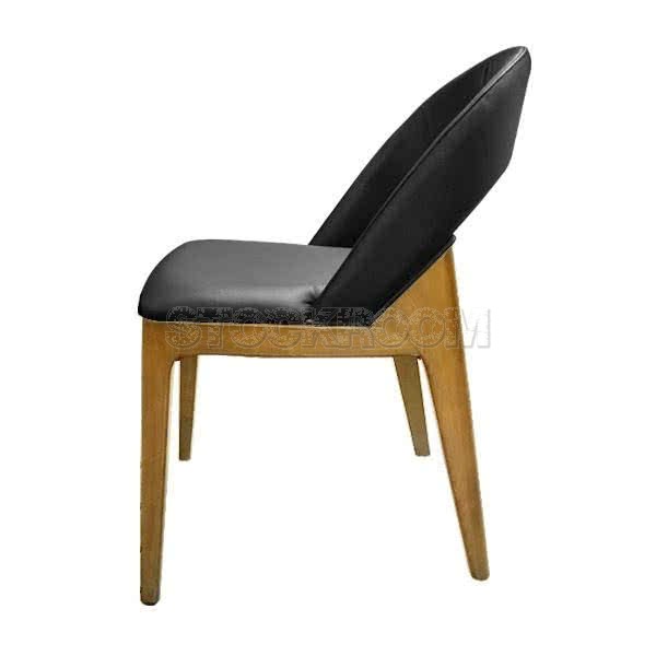 Nastia High Back Leather Dining Chair