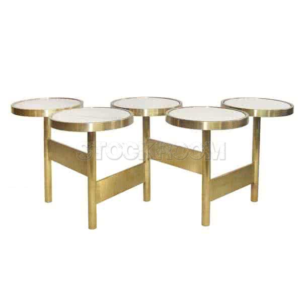 Stockroom Verna Round Zig Zag Coffee Table