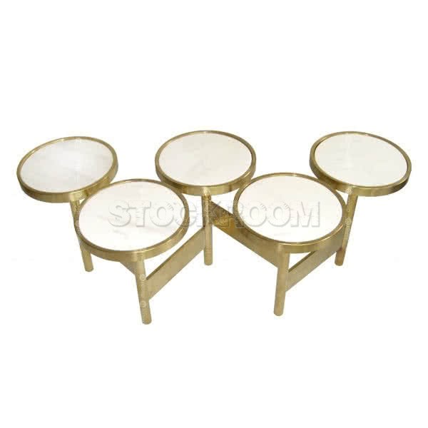 Stockroom Verna Round Zig Zag Coffee Table