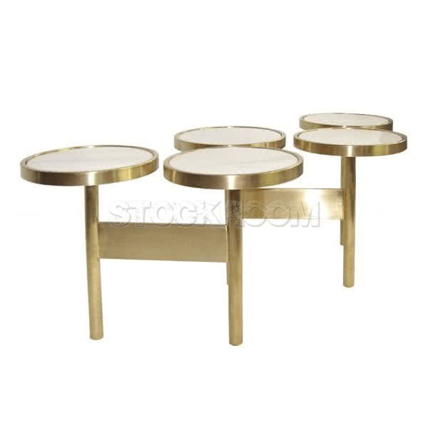 Stockroom Verna Round Zig Zag Coffee Table