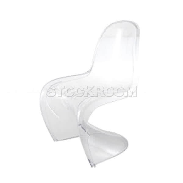 Verner Panton Style Chair - Transparent