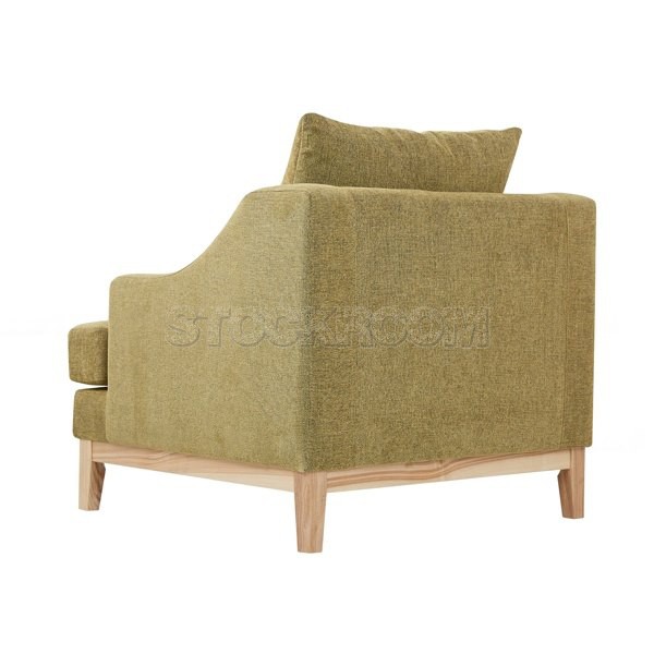 Nolan Modern Lounge Chair and Single Seat Sofa