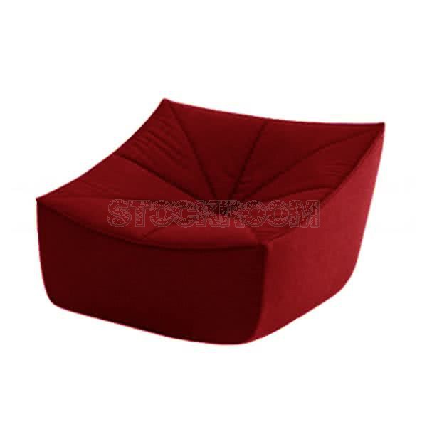 Porcius Style Fabric Lounge Chair 