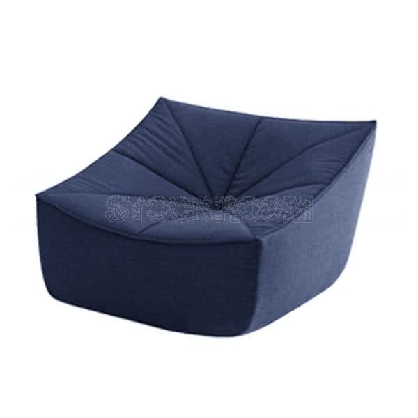 Porcius Style Fabric Lounge Chair 