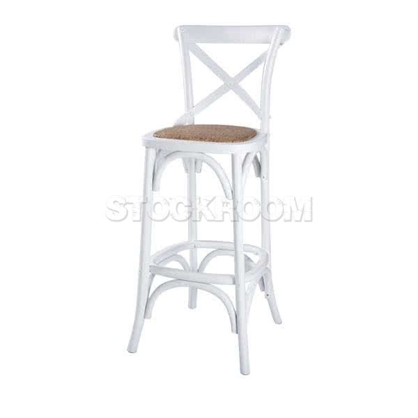 Bois Solid Wood Industrial Style Bar Stool / Chair