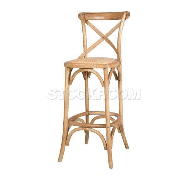 Bois Solid Wood Industrial Style Bar Stool / Chair