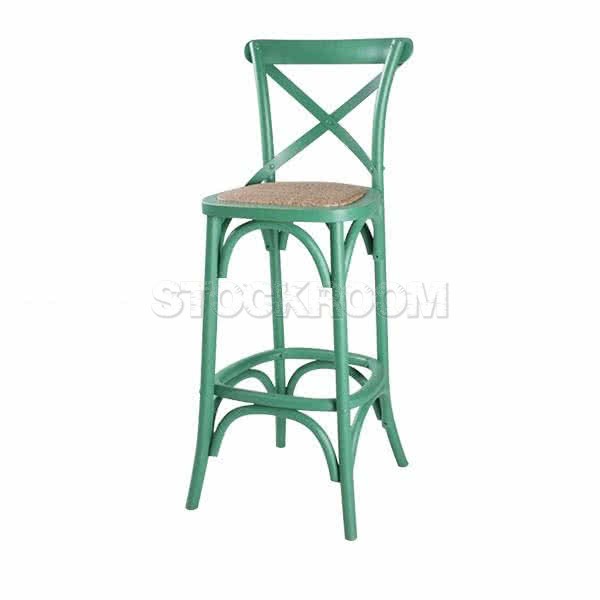 Bois Solid Wood Industrial Bar Stool / Chair