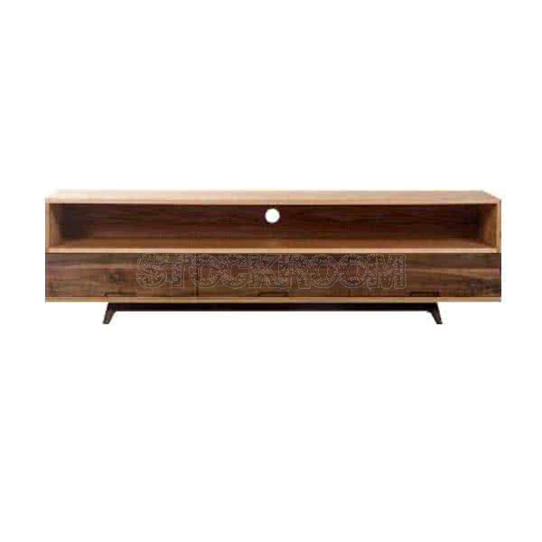 Junon Solid Oak Marcus Solid Wood TV Cabinet & Media Unit 