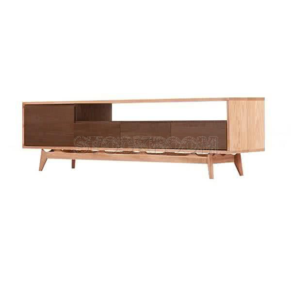 Copenhagen Solid Oak TV Cabinet