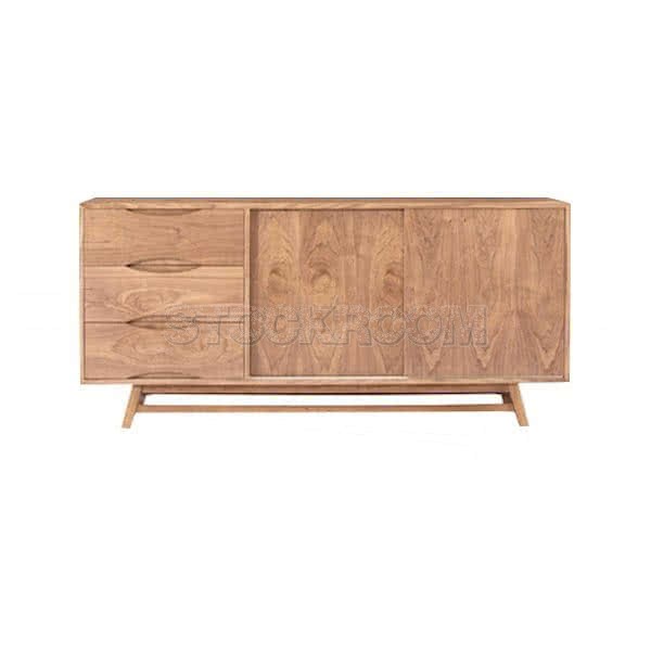 Roman Sideboard Buffet Console / Sideboard - Oak Color