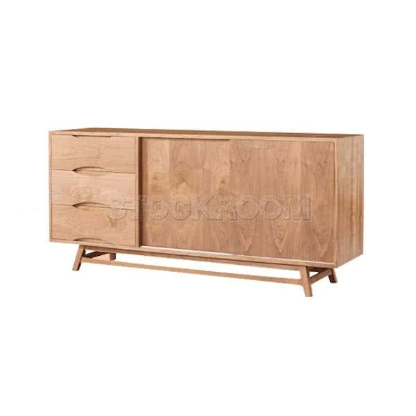 Roman Sideboard Buffet Console / Sideboard - Oak Color