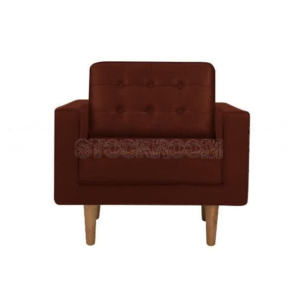 Stockroom Ayva Leather Sofa - Single Seater