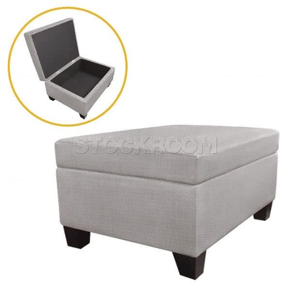 Rosalind Fabric Storage Ottoman