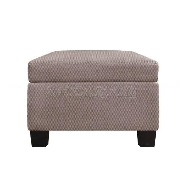 Rosalind Fabric Storage Ottoman