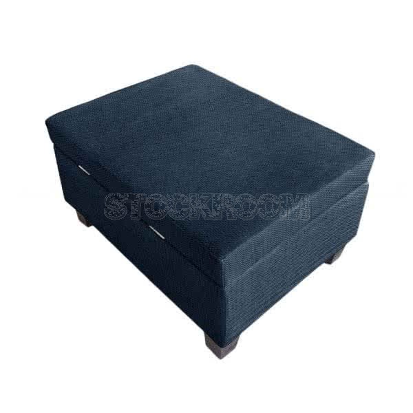 Rosalind Fabric Storage Ottoman