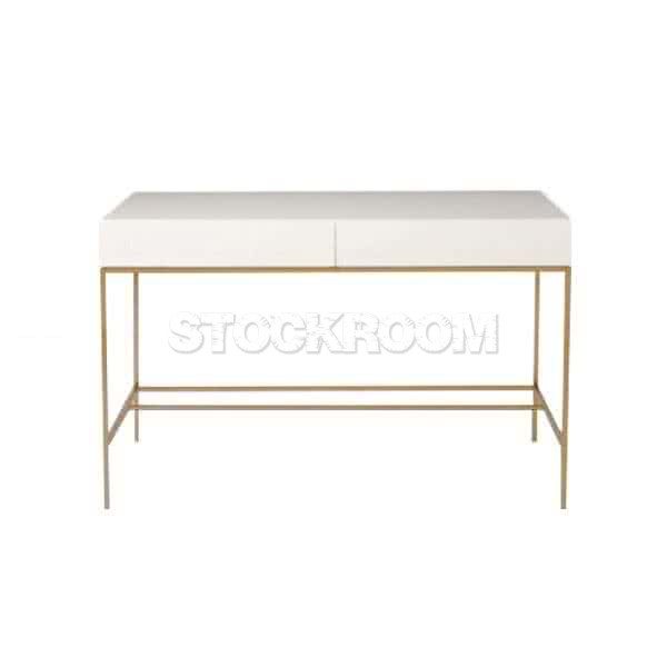 Durand Brass Detail Desk - More Sizes