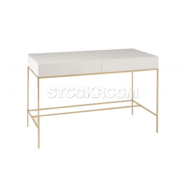 Durand Brass Detail Desk - More Sizes