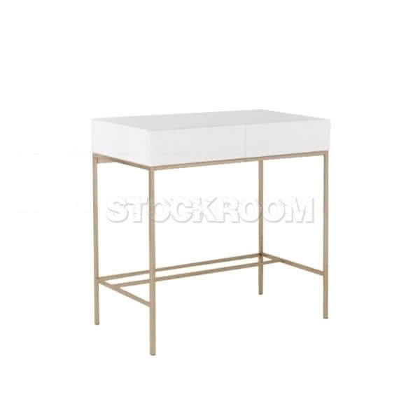 Durand Brass Detail Desk - More Sizes