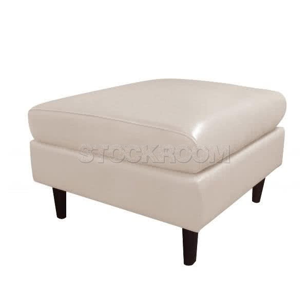 Smithson Leather Ottoman