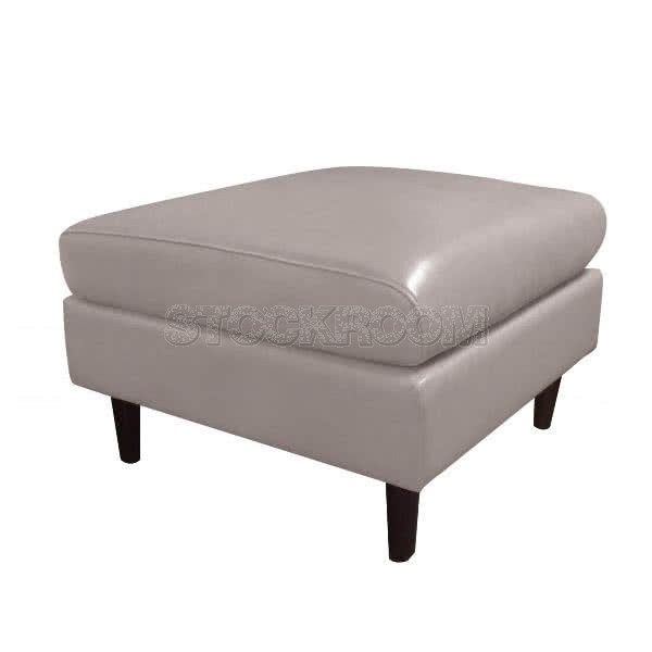 Smithson Leather Ottoman