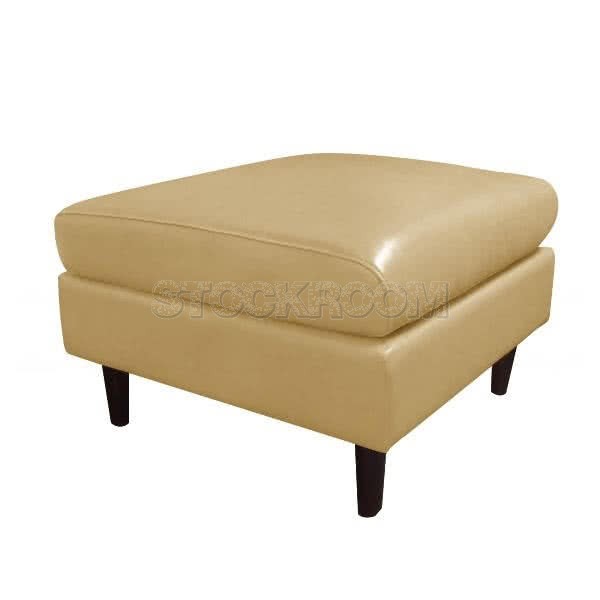 Smithson Leather Ottoman