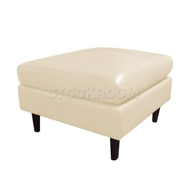 Smithson Leather Ottoman