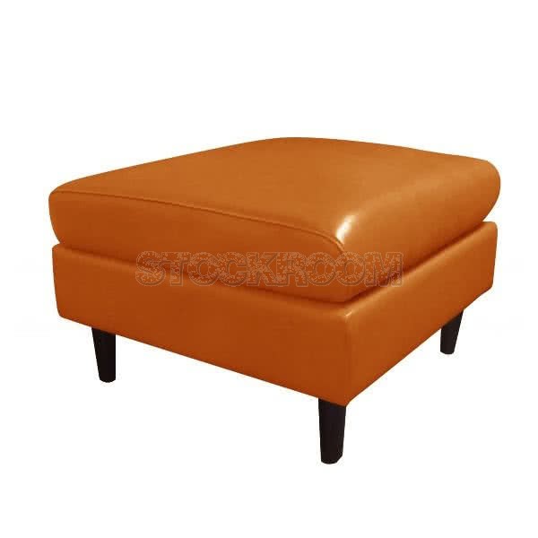 Smithson Leather Ottoman