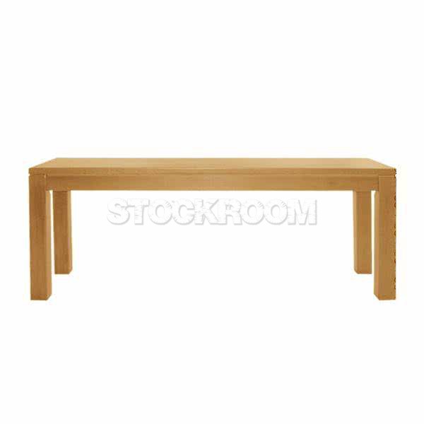 Stockroom Liberty Solid Wood Bench - Oak Finish - More Sizes