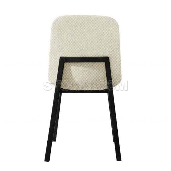 Beal Upholstered Fabric Dining Chair - Black Legs - More Colors