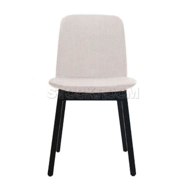 Beal Upholstered Fabric Dining Chair - Black Legs - More Colors