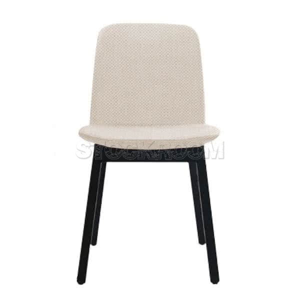 Beal Upholstered Fabric Dining Chair - Black Legs - More Colors