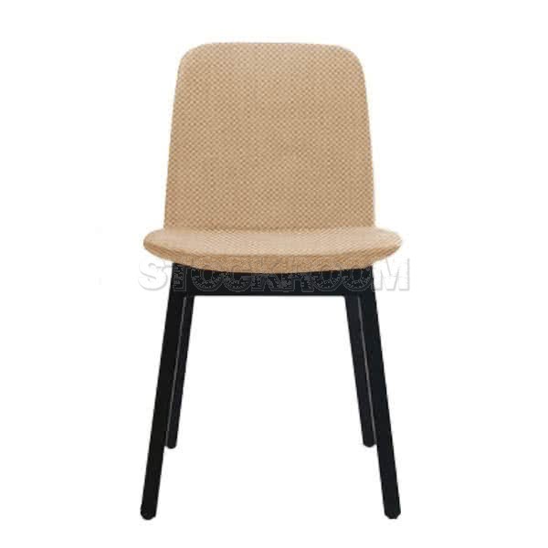 Beal Upholstered Fabric Dining Chair - Black Legs - More Colors