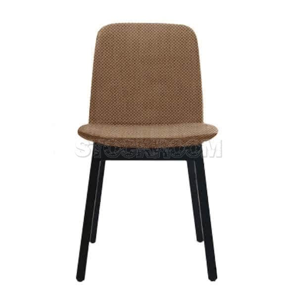 Beal Upholstered Fabric Dining Chair - Black Legs - More Colors