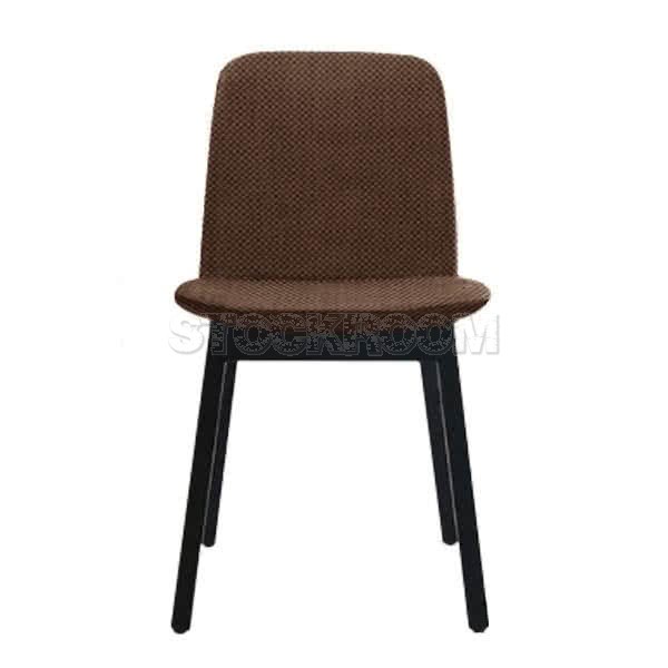 Beal Upholstered Fabric Dining Chair - Black Legs - More Colors