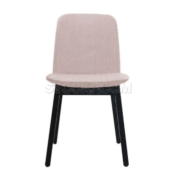 Beal Upholstered Fabric Dining Chair - Black Legs - More Colors